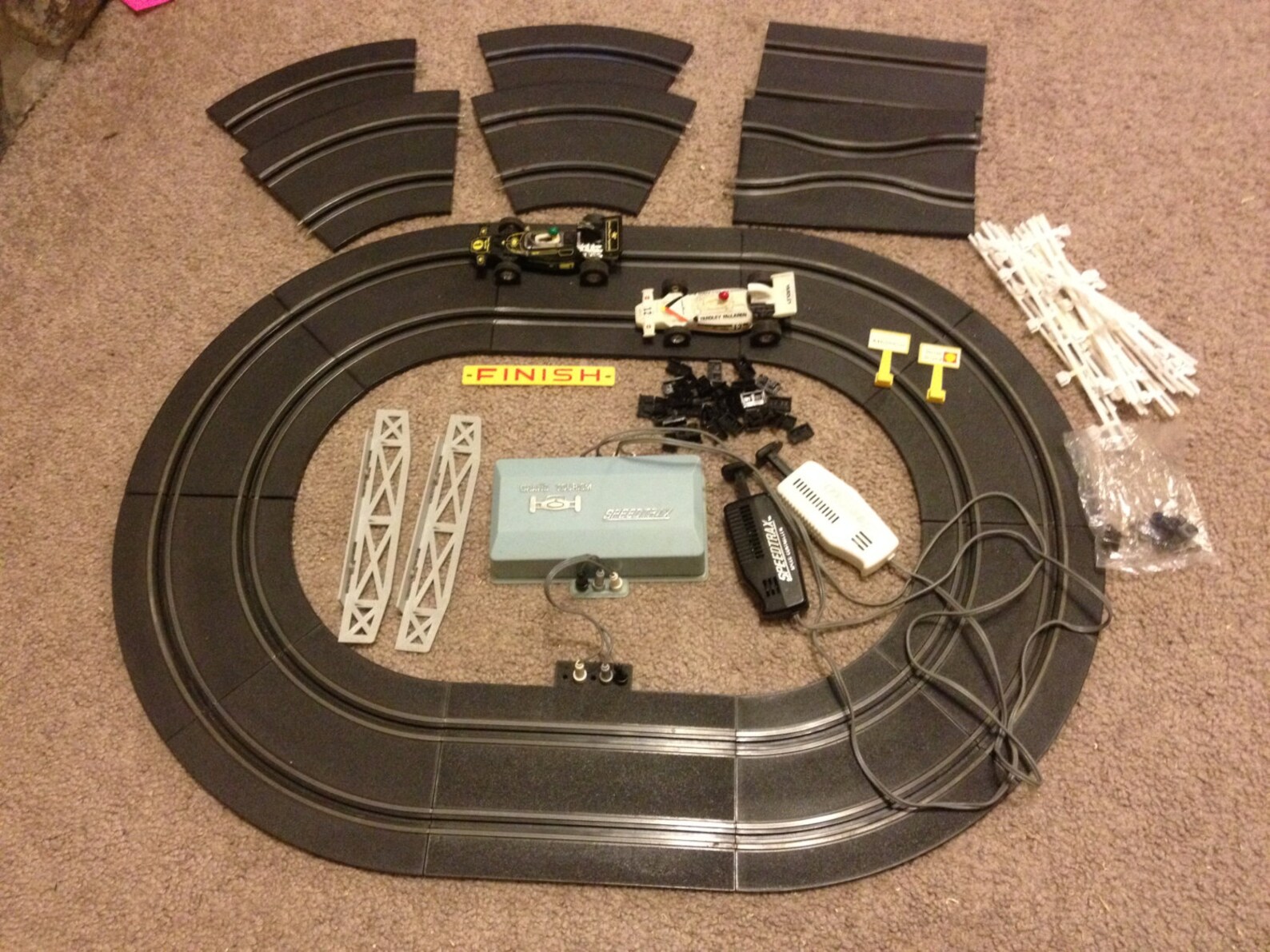 Vintage Artin Speedtrax Grand Tourism Slot Car Race Track Set Etsy