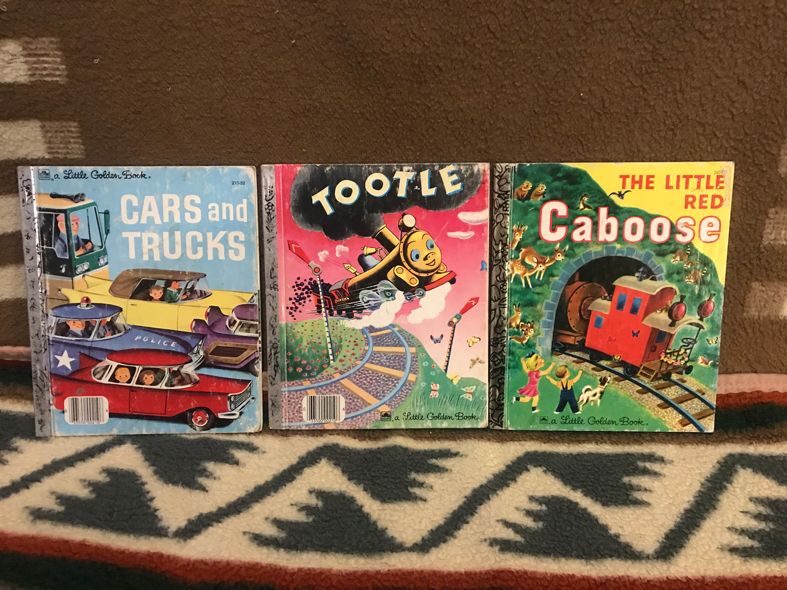 A Little Golden Book Cars and Trucks Tootle The Little Etsy