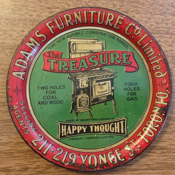 Adams Furniture Co Limited Toronto Ontario Tin Tip Tray 4 Etsy