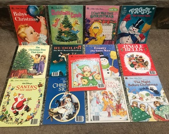 Little Golden Books Christmas Collection 12 books