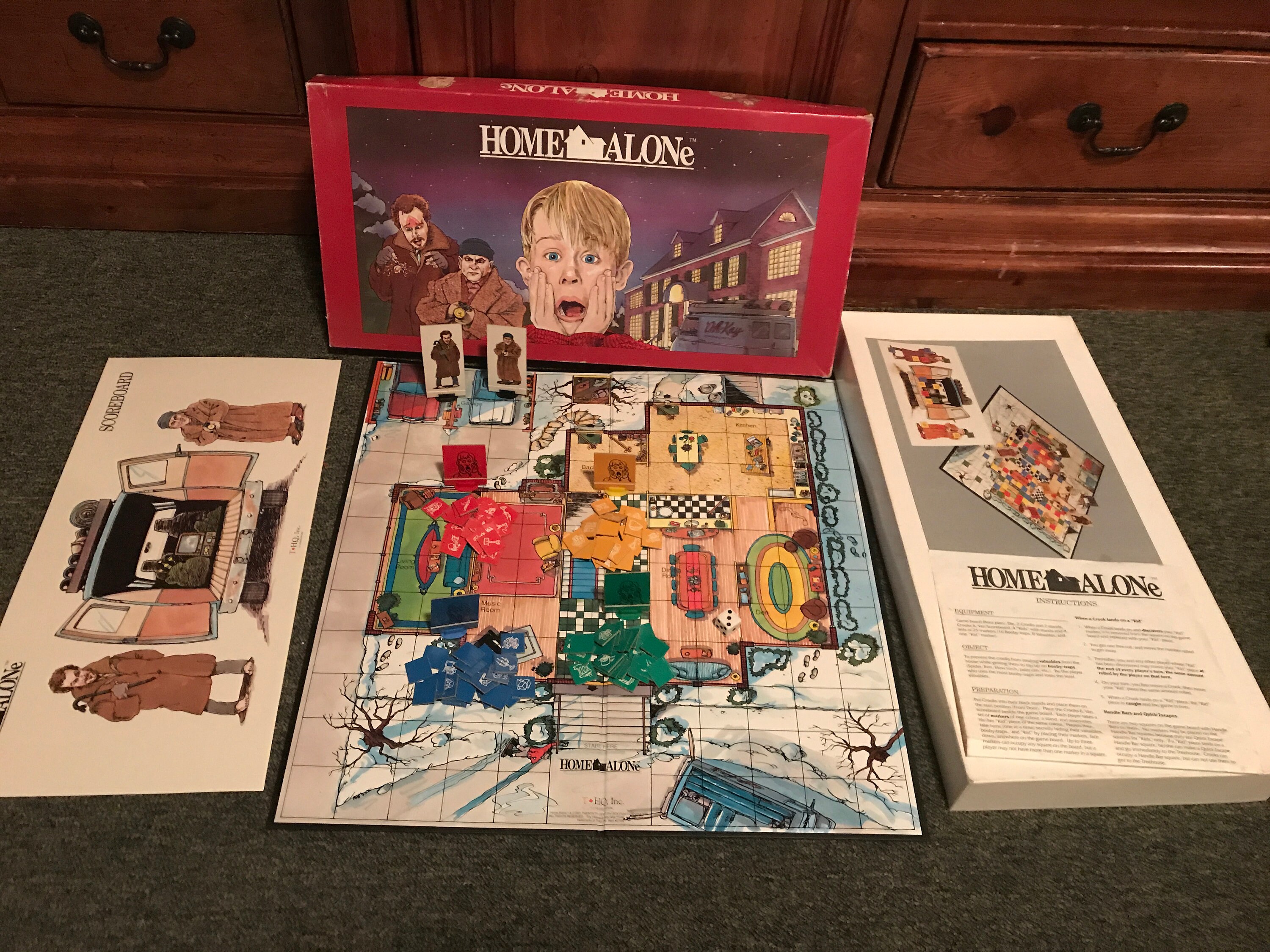 Home Alone 1991 Vintage THQ Games Board Game Based on the - Etsy Canada