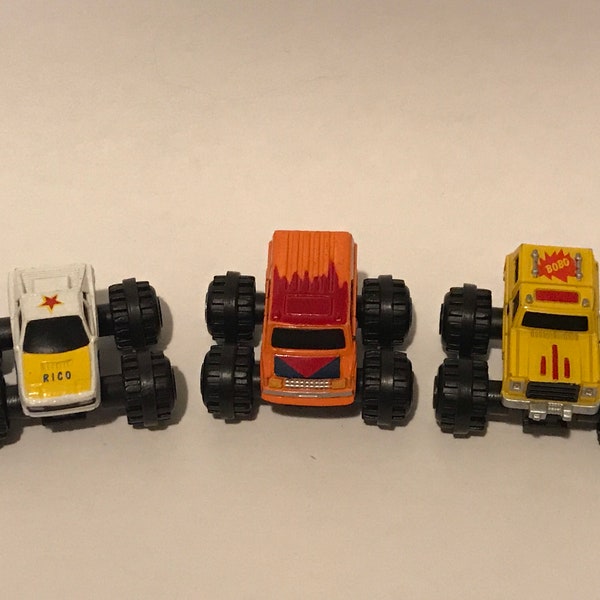 Micro Monster Trucks Etsy