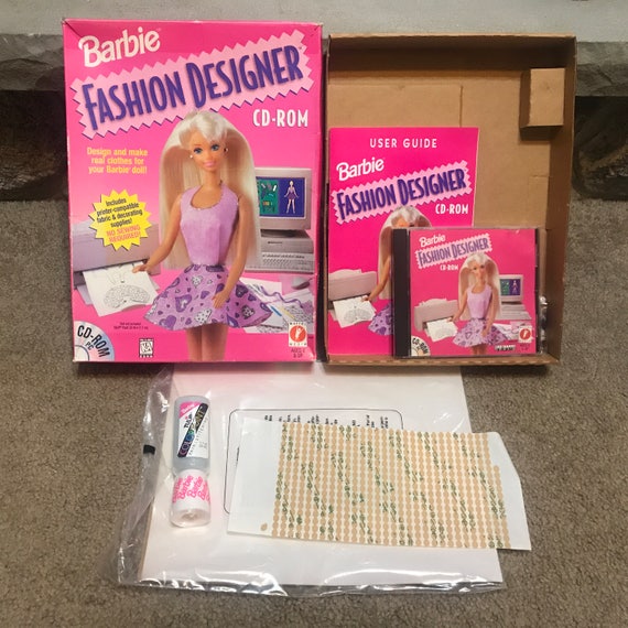 barbie fashion designer cd rom