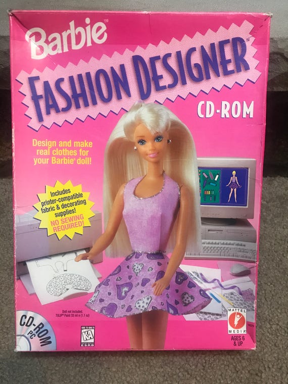 barbie fashion show cd rom