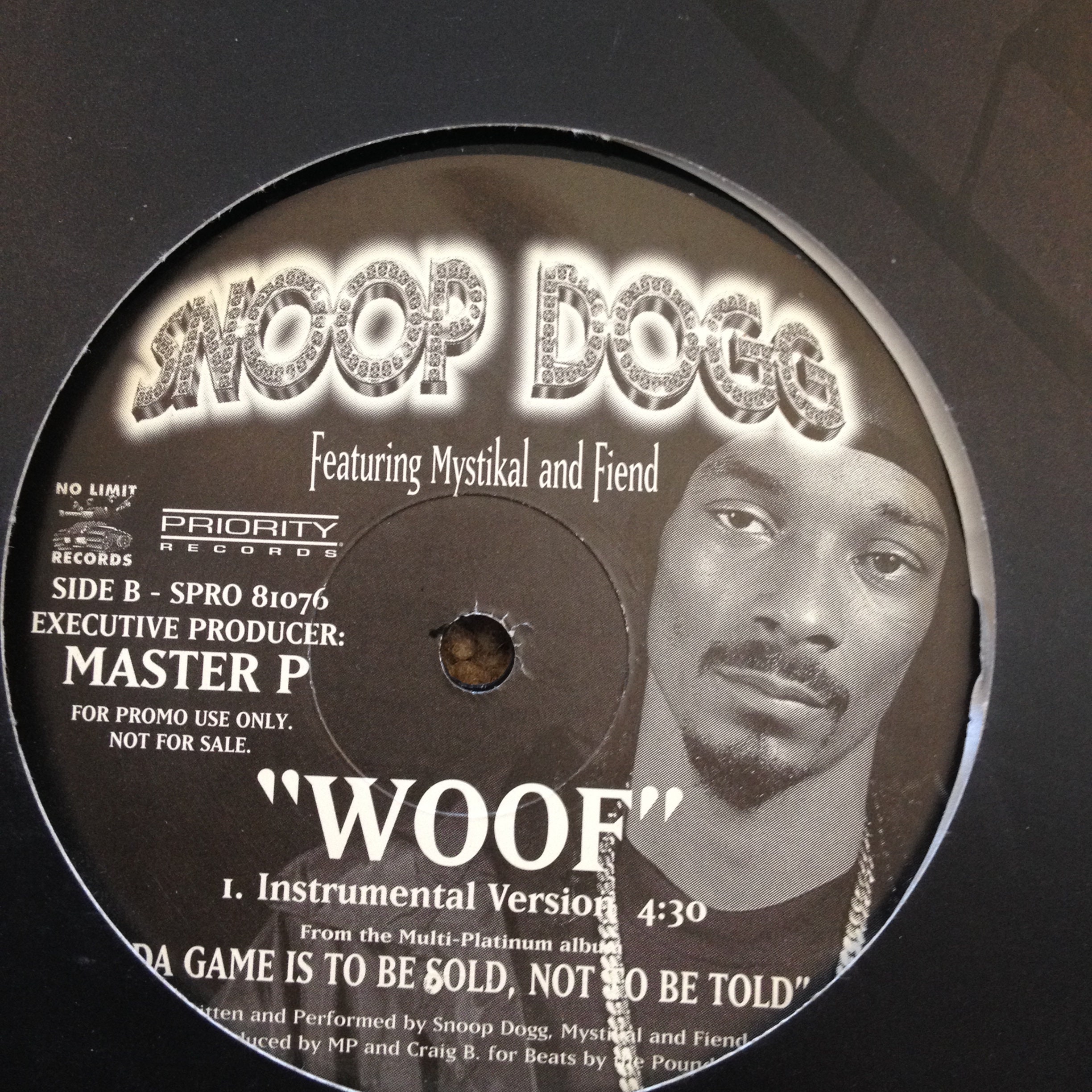 Snoop Dogg woof Promo Vinyl Record - Etsy