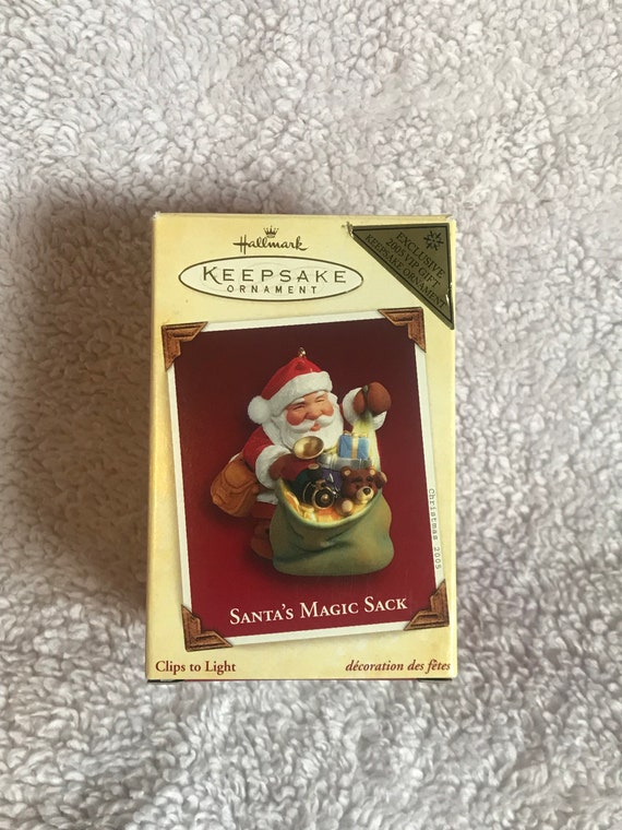 Biglietti Di Natale Hallmark.Vintage Hallmark Keepsake Natale Ornamento Magico Di Babbo Etsy