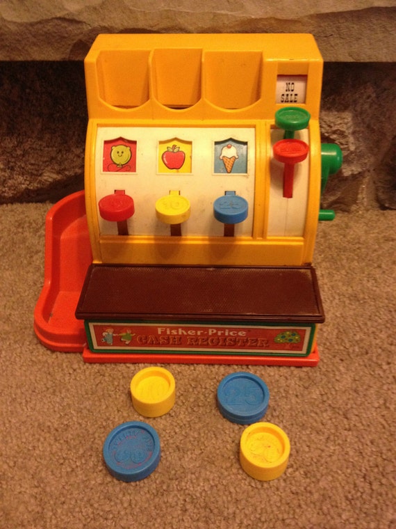 fisher price cash register coins