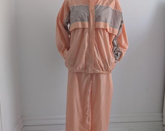 Vintage Slazenger Leisure Suit/Peach/Nylon/Athleisure/