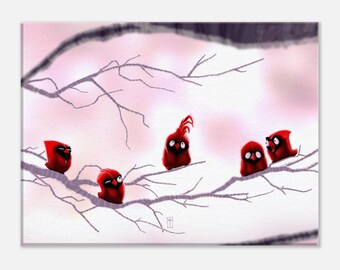 Cardinals on Canvas