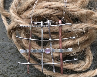 Quilting necklace , chrafters necklaces , weaving necklaces