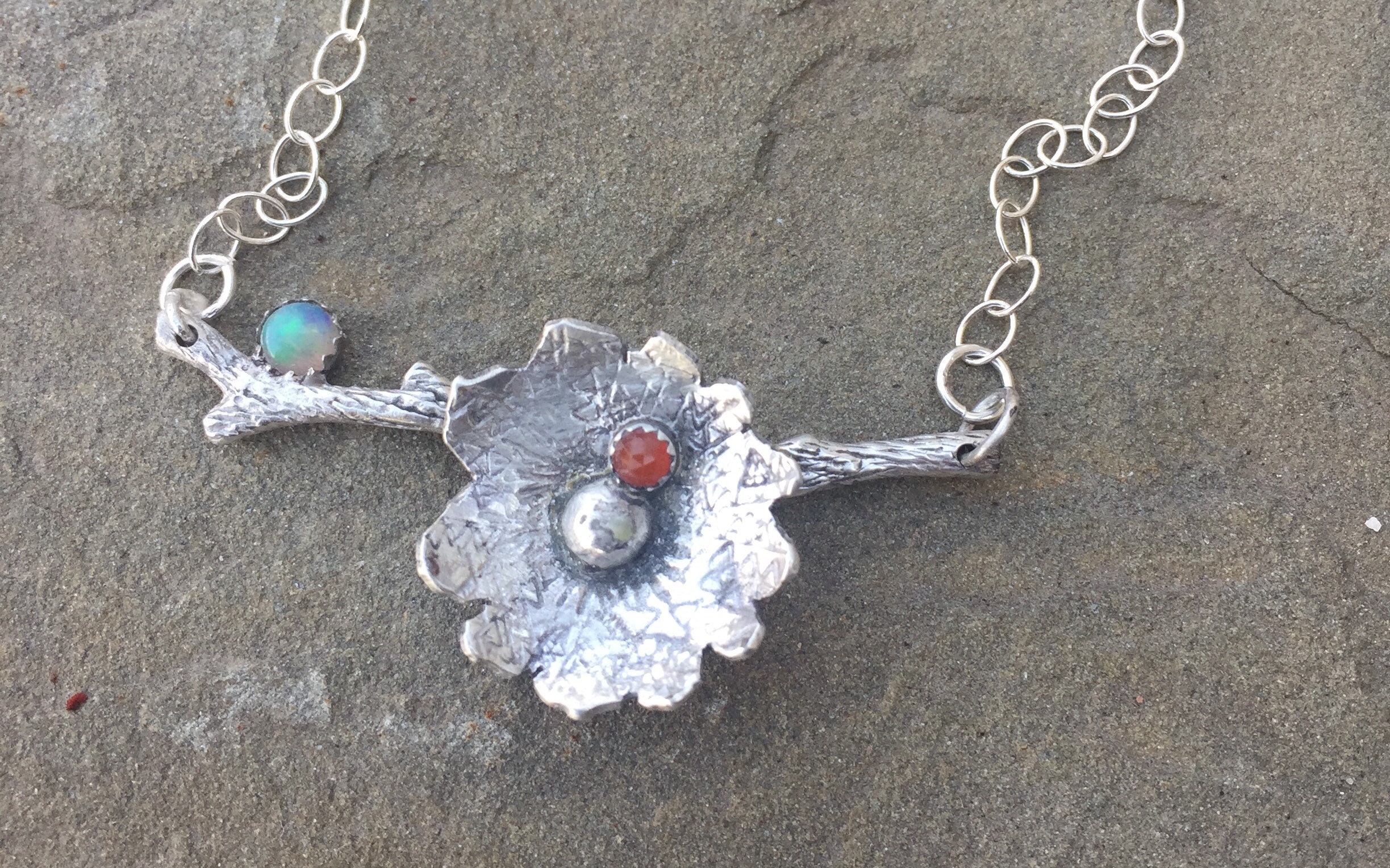 Flower pendant graduation pendant small jewelry Etsy