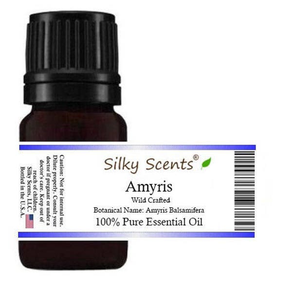 Amyris Wild Crafted Essential Oil (Sandalwood West Indian - Amyris Balsamifera) 100% Pure and Natural