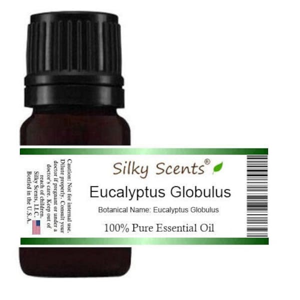 Eucalyptus Globulus (Blue Gum) Essential Oil 100% Pure and Natural