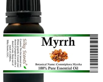 Silky Scents Myrrh (India) Essential Oil (Commiphora Myrrha) 100% Pure and Natural