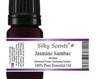 Jasmine Sambac Absolute Essential Oil (Arabian Jasmine) 100% Pure and Natural