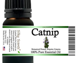 Silky Scents Catnip Essential Oil (Cinnamomum Catnip) 100% Pure and Natural