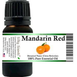 Silky Scents Mandarin Red Essential Oil (Citrus Reticulata) 100% Pure and Natural