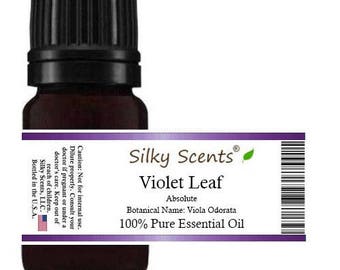 Violet Leaf Absolute Essential Oil (Viola Odorata) 100% Pure and Natural