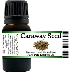 Silky Scents Caraway Seed Essential Oil (Carum Carvi) 100% Pure and Natural