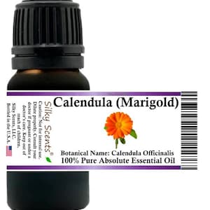 Silky Scents Calendula (Marigold) Absolute Essential Oil (Calendula Officinalis) 100% Pure and Natural