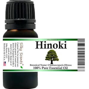 Silky Scents Hinoki Essential Oil (Chamaecyparis Obtusa) 100% Pure and Natural