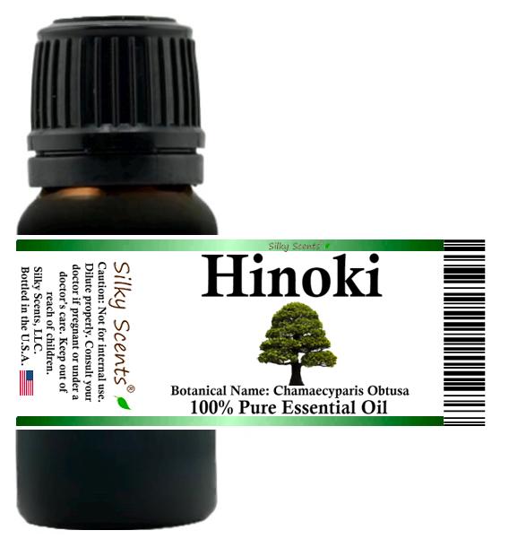 Silky Scents Hinoki Essential Oil (Chamaecyparis Obtusa) 100% Pure and Natural