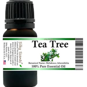 Silky Scents Tea Tree Essential Oil (Melaleuca Alternifolia) 100% Pure and Natural