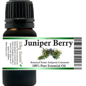 Silky Scents Juniper Berry Essential Oil (Juniperus Communis) 100% Pure and Natural