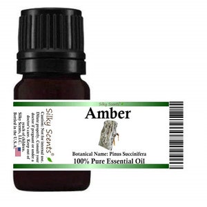 Amber Essential Oil Pinus Succinifera 100% Pure and Natural image 1