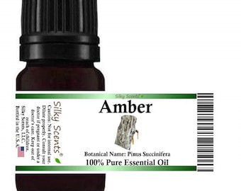 Amber Essential Oil (Pinus Succinifera) 100% Pure and Natural