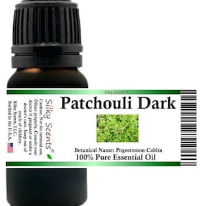 Silky Scents Patchouli Dark Essential Oil (Pogostemon Cablin) 100% Pure and Natural