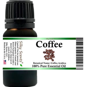 Profumi setosi Olio essenziale di caffè (tostato) puro e naturale al 100%.