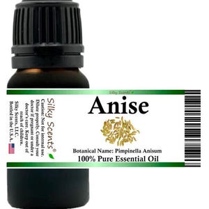 Silky Scents Anise (Aniseed) Essential Oil (Pimpinella Anisum) 100% Pure and Natural