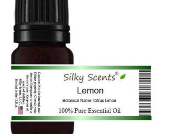 Lemon Essential Oil (Citrus Limon) 100% Pure and Natural