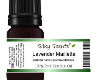 Lavender Maillette Essential Oil (Lavandula Angustifolia) 100% Pure and Natural