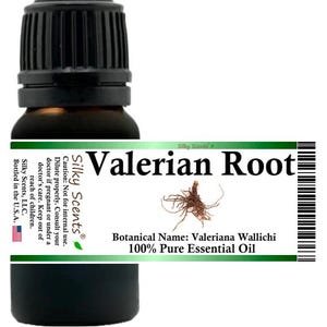Silky Scents Valerian Root Essential Oil (Valeriana Wallichi) 100% Pure and Natural