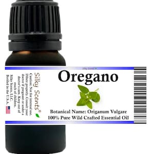 Oregano Wild Crafted Essential Oil (Origanum Vulgare) 100% Pure and Natural