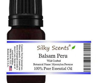 Balsam Peru (France) Wild Crafted Essential Oil (Myroxylon Pereirae) 100% Pure and Natural