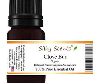 Clove Bud Organic Essential Oil (Syzgium Aromaticum) 100% Pure and Natural