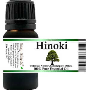Olejek eteryczny Hinoki Silky Scents (Chamaecyparis Obtusa) 100% czysty i naturalny