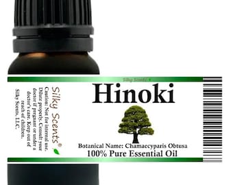 Olejek eteryczny Hinoki Silky Scents (Chamaecyparis Obtusa) 100% czysty i naturalny