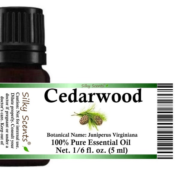 Cedarwood Virginia Essential Oil (Virginia - Juniperus Virginiana - Red Cedar) 100% Pure and Natural