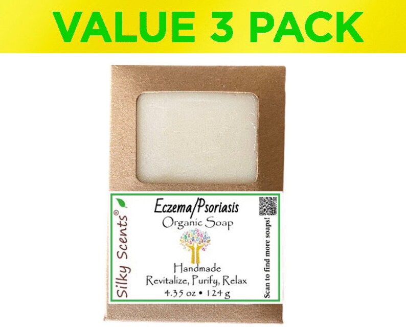 Eczema/psoriasis Soap Bar 100 All Natural and Organic Etsy