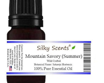 Mountain Savory (Summer) Wild Crafted Essential Oil (Satureja Hortensis) 100% Pure and Natural