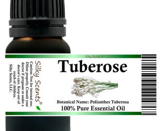Olejek eteryczny z tuberozy Silky Scents (Polianthes Tuberosa) 100% czysty i naturalny