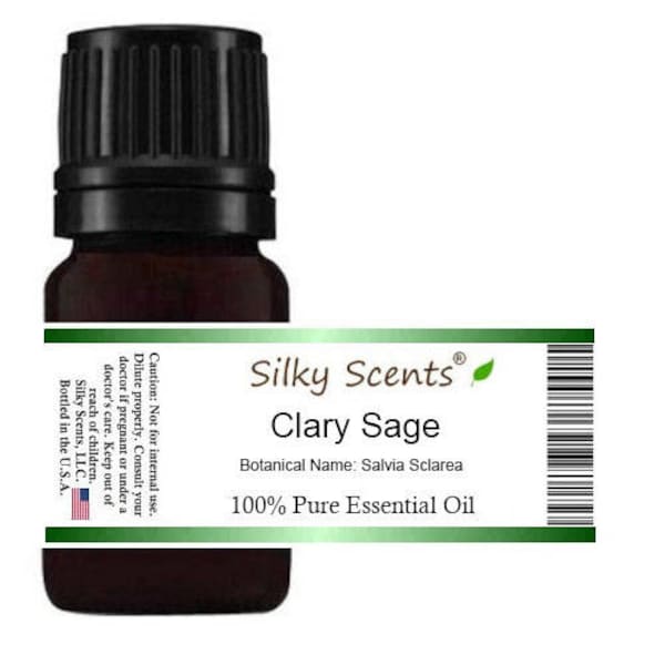 Clary Sage Essential Oil (Salvia Sclarea) 100% Pure and Natural