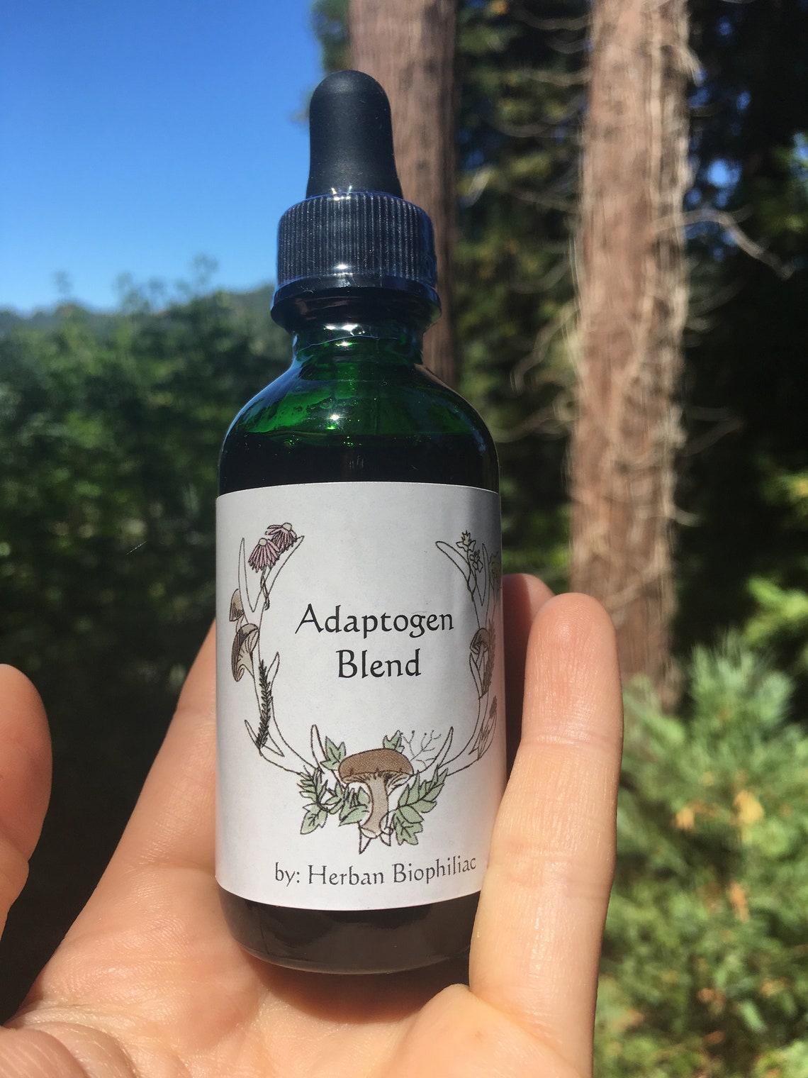 Adaptogen Blend organic herbal tincture Etsy