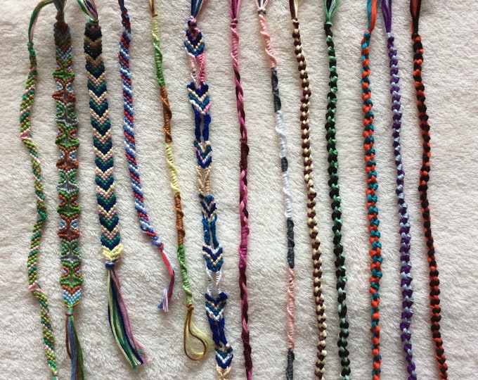 Friendship Bracelets // Woven Bookmarks // Assorted styles and sizes