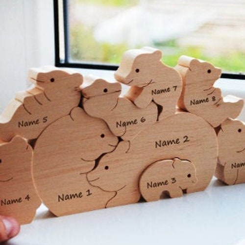 Personalized Gift for Grandma Large Bear Family of Many - Etsy Personalized Gift for Grandma Large Bear Family of Many - Etsy