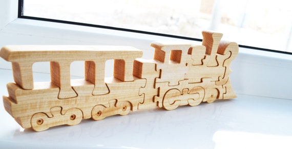 wooden toy trains for toddlers